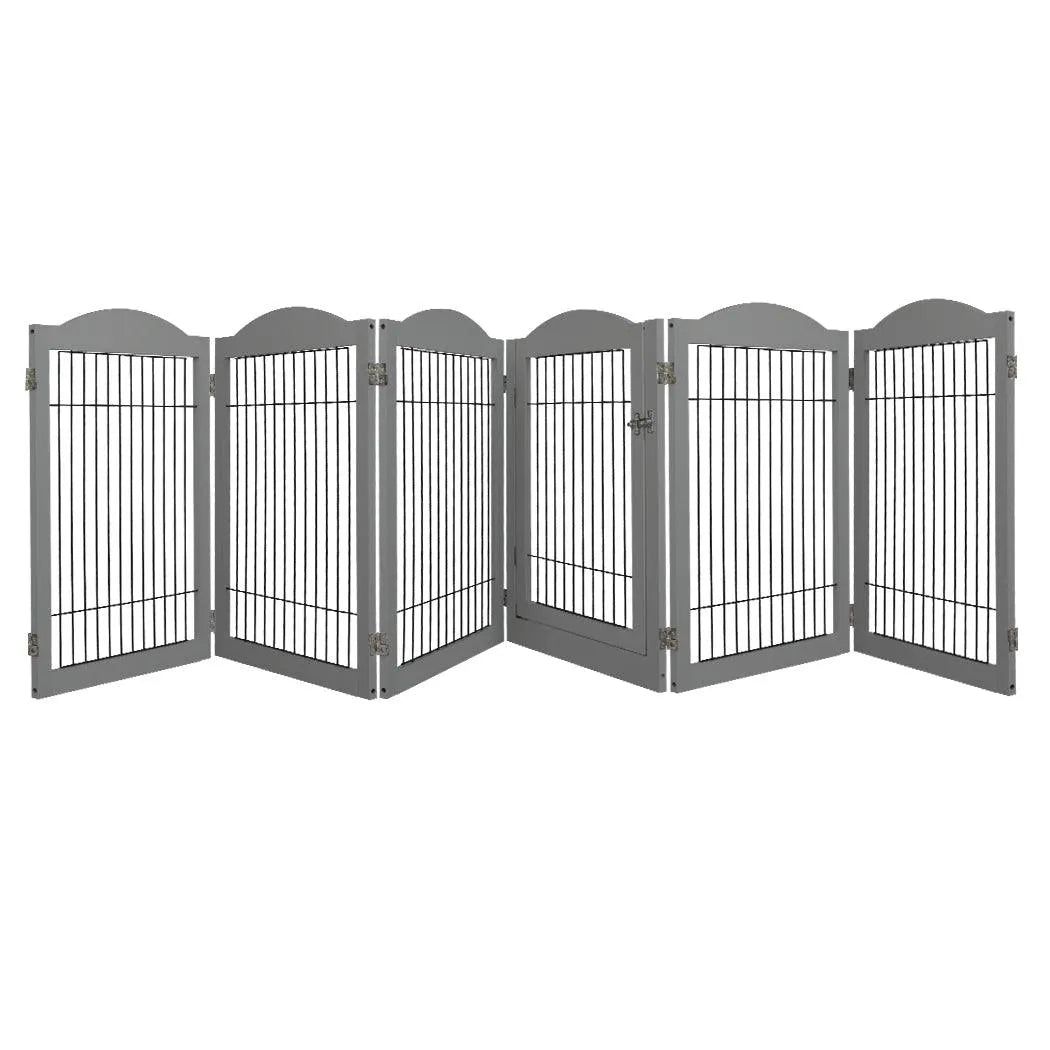 6 Panels Pet Playpen Pet Gate