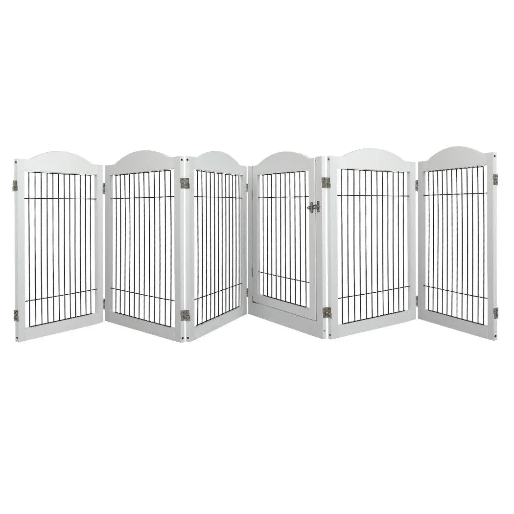 6 Panels Pet Playpen Pet Gate
