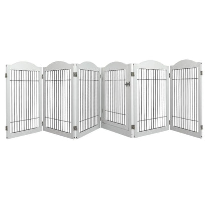6 Panels Pet Playpen Pet Gate