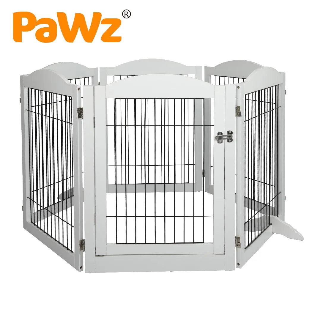 6 Panels Pet Playpen Pet Gate