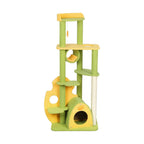 Cat Tree Scratching Post Multi-Level - Green 146cm