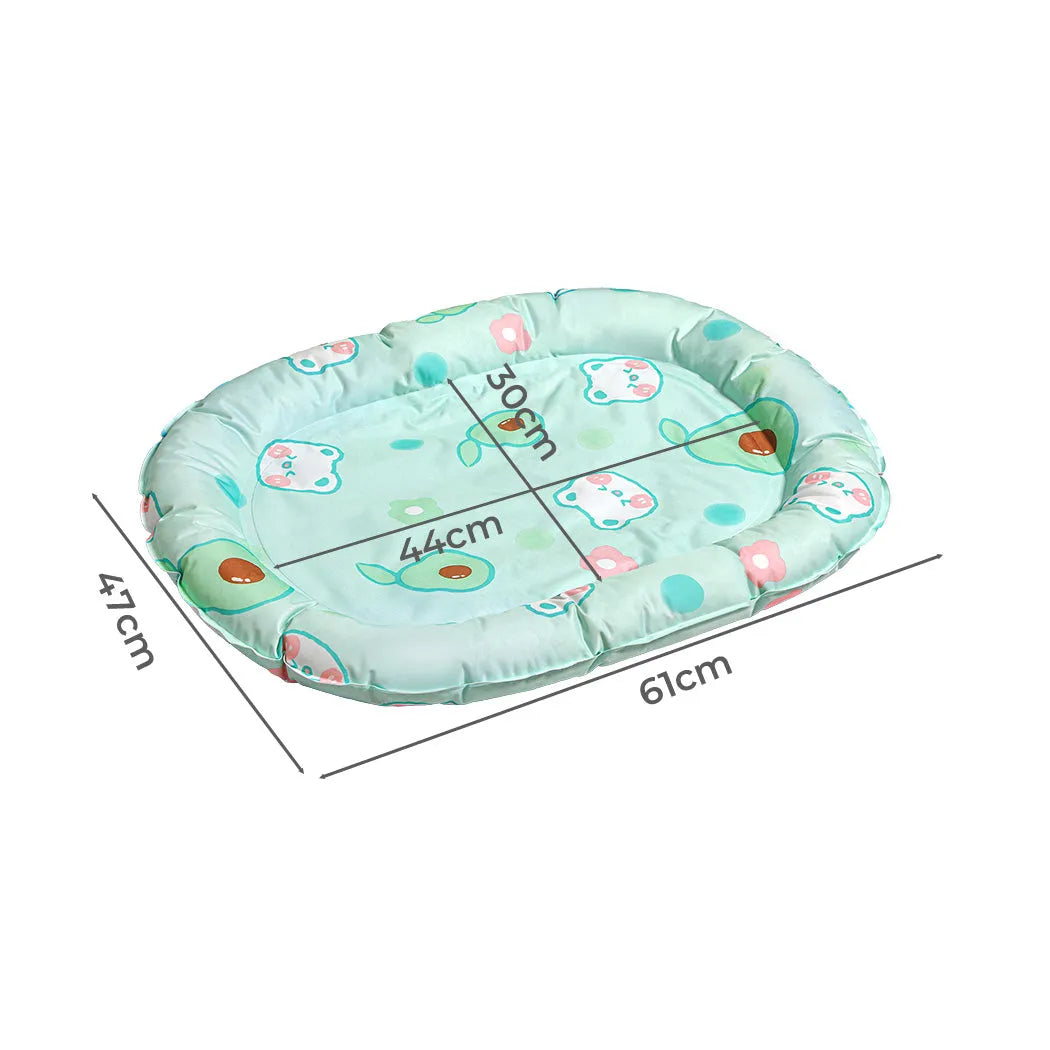 Pet Cooling Mat Dog Cat Gel Non-Toxic Bed Pillow Self-cool Summer Ice Pad