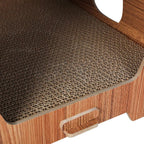 Cat Scratching Board Corrugated Cardboard - House