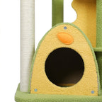 Cat Tree Scratching Post Multi-Level - Green 146cm