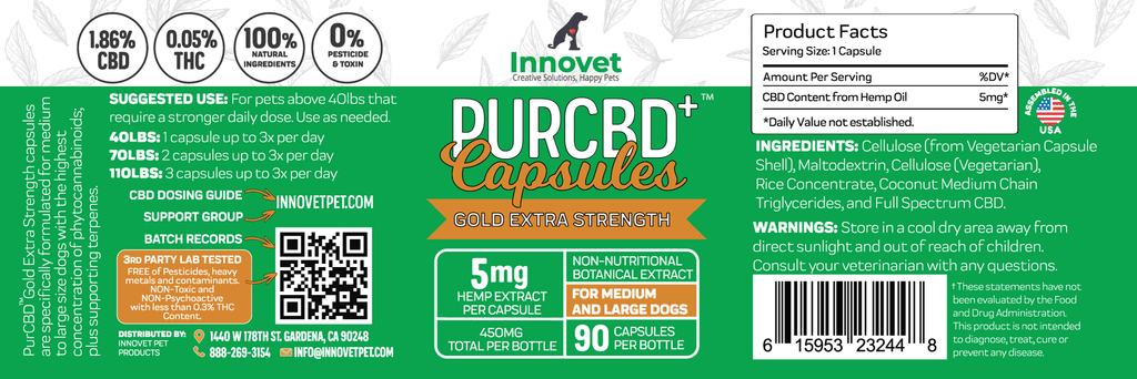 Hemp CBD Capsules for Dogs