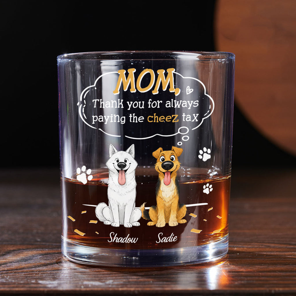Paying It All - Personalized Whiskey Glass
