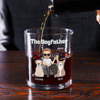 The Dogfather - Personalized Whiskey Glass