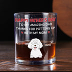 Putting Up With Version 3 - Personalized Whiskey Glass