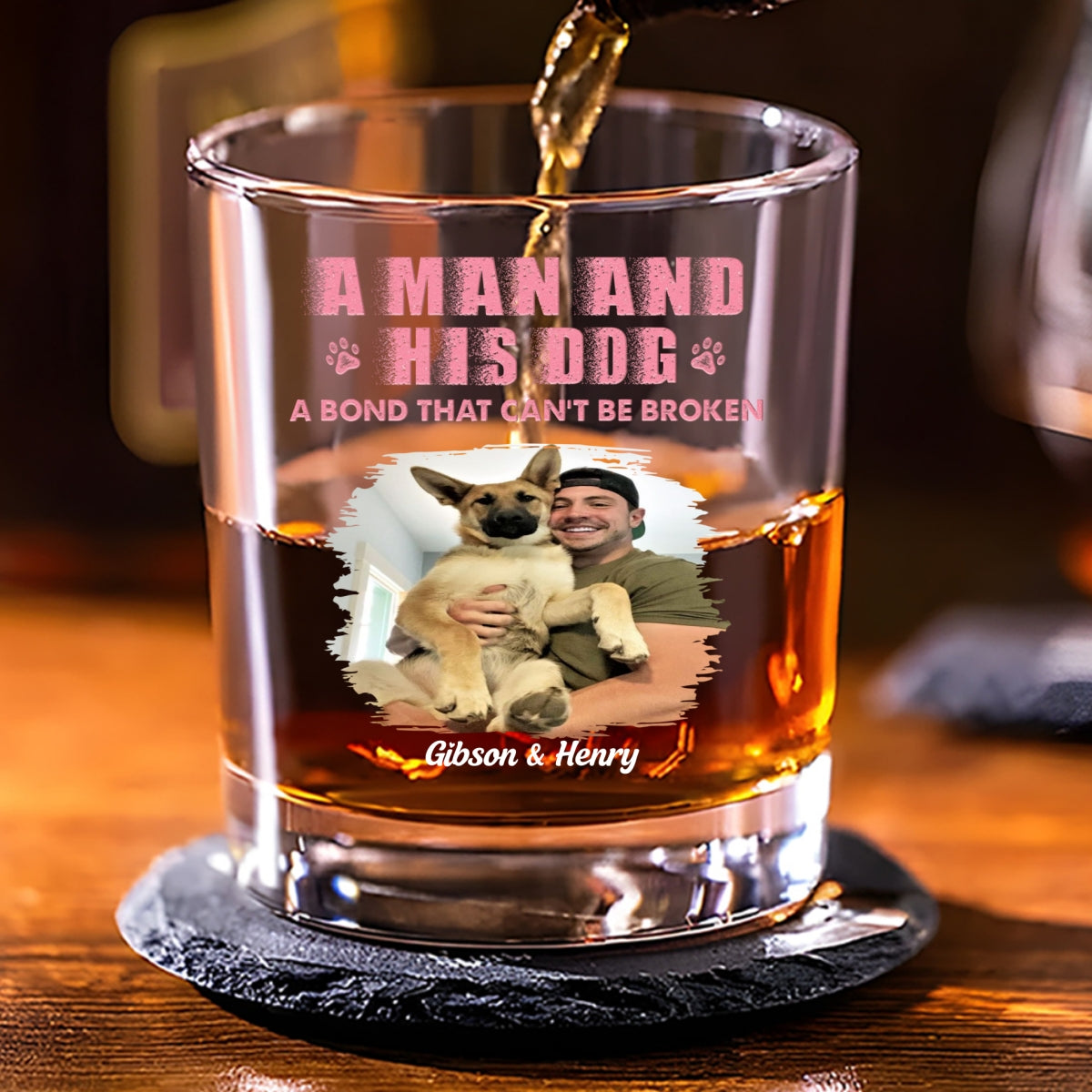 Best Parent To Me Photo - Personalized Whiskey Glass