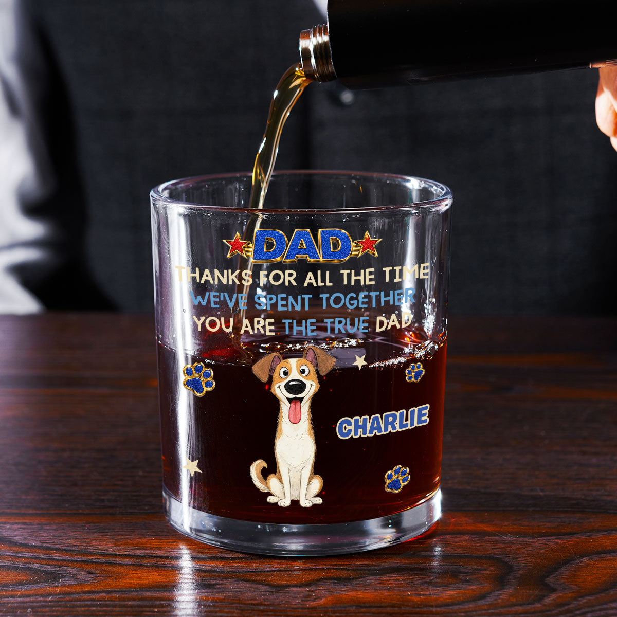 The True Parent - Personalized Whiskey Glass