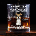 Thanks For Having Me - Personalized Whiskey Glass