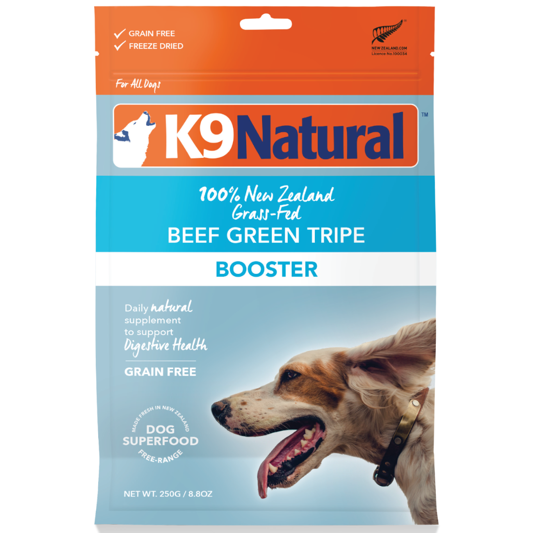 K9 Natural Beef Green Tripe Freeze Dried Dog Booster