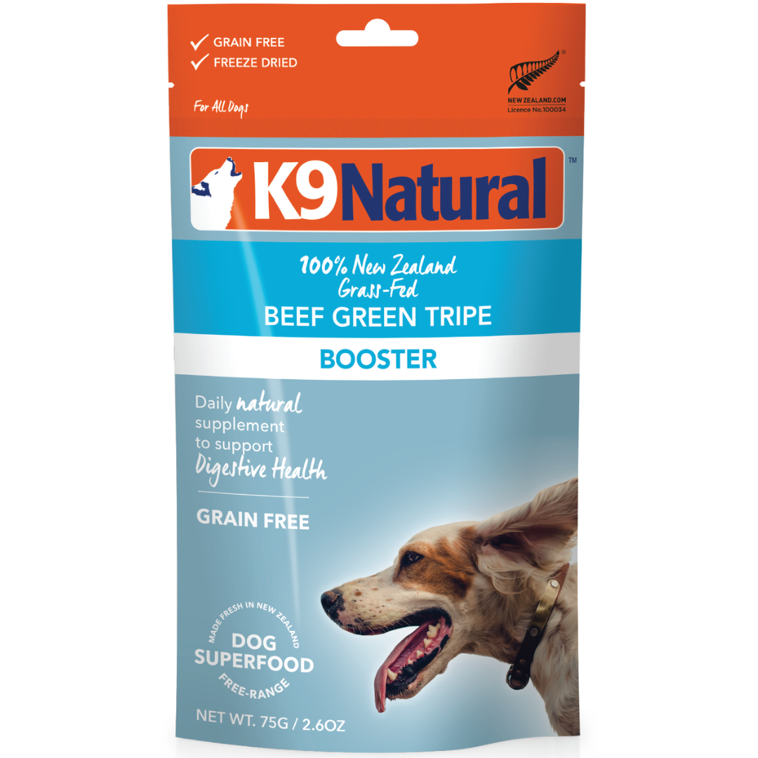 K9 Natural Beef Green Tripe Freeze Dried Dog Booster