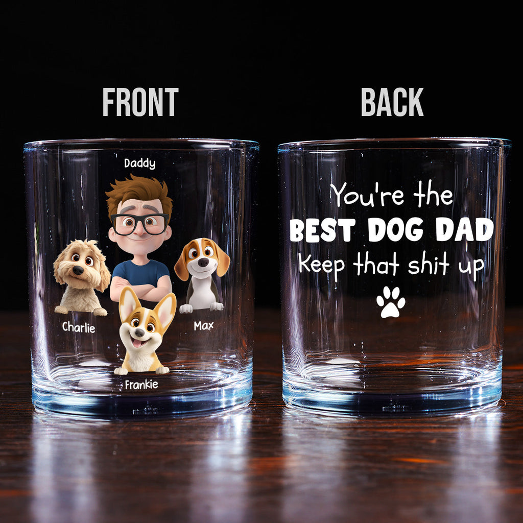 Keep That Shit Up - Personalized Whiskey Glass