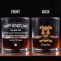 Pawsitively Lucky To Bark - Personalized Whiskey Glass