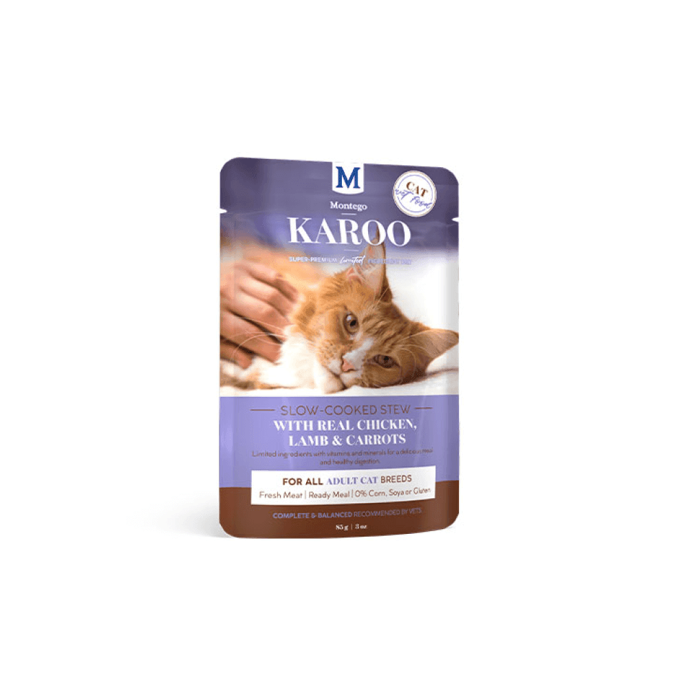 Montego Karoo Adult Chicken & Carrots Wet Cat Food 85g