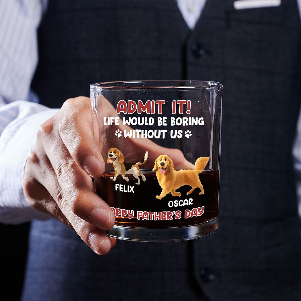 Admit - Personalized Whiskey Glass
