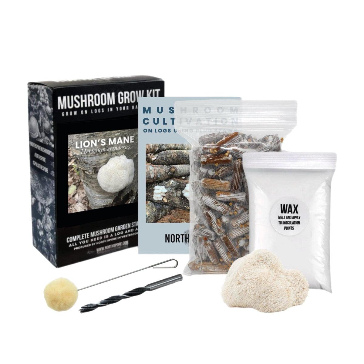 Organic Lion's Mane Mushroom Log Kit