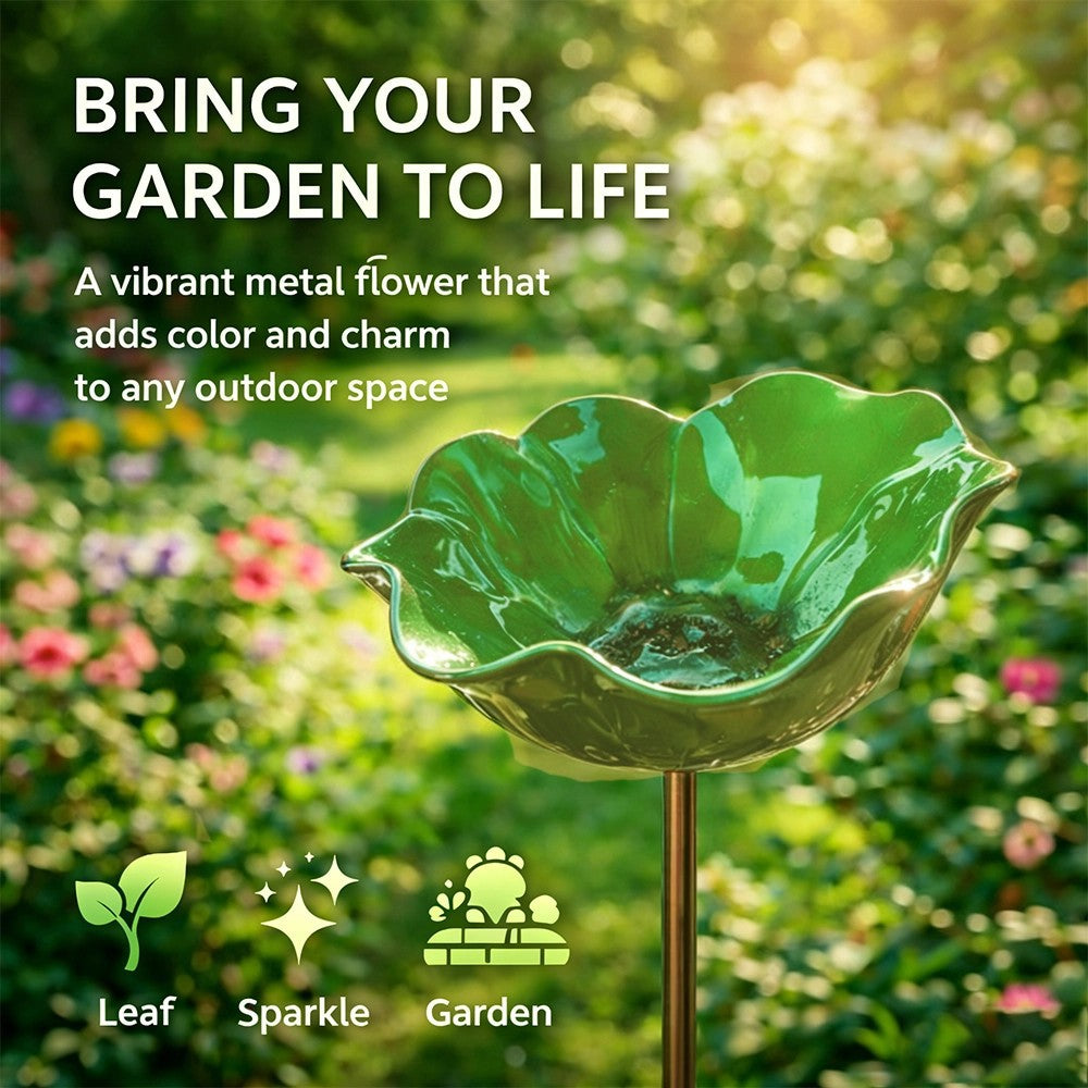 💥2026 Hot Sale 60% OFF💥Handmade Metal Flower Garden Stake