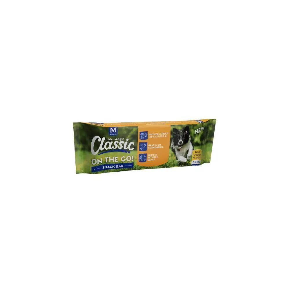 Montego Classic Snack Bar Adult Roast Chicken Dog Treat 100g