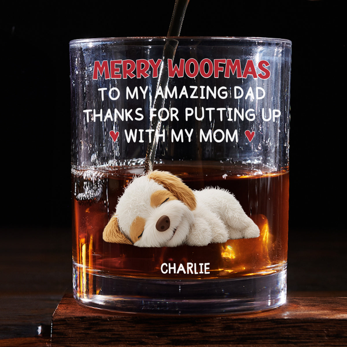 Thank You Dad - Personalized Whiskey Glass