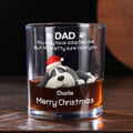 I Own You For Sure Snow Ver - Personalized Whiskey Glass