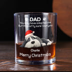 I Own You For Sure Snow Ver - Personalized Whiskey Glass