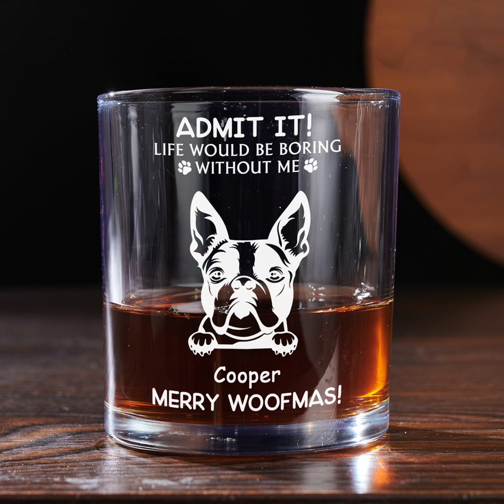 Admit It - Personalized Whiskey Glass
