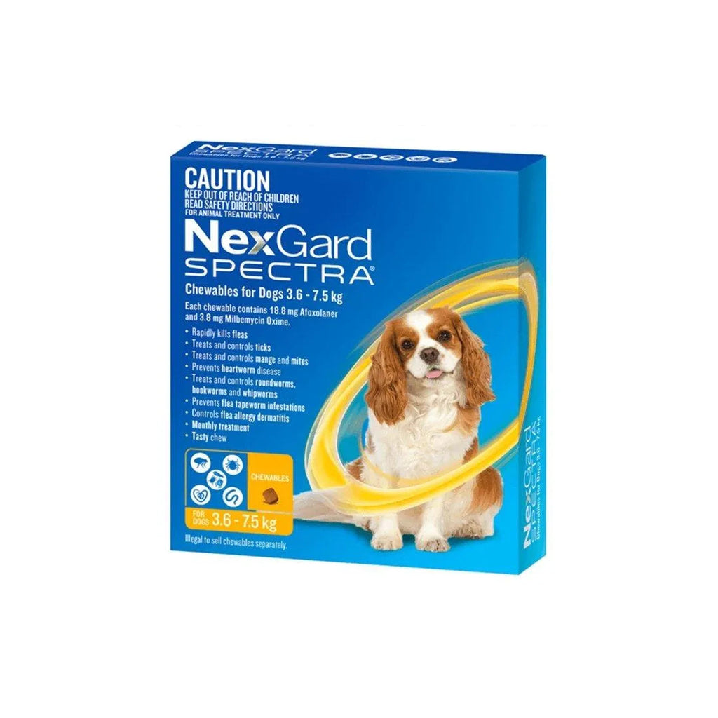 NexGard Spectra Small Dog - Yellow (6 Pack)