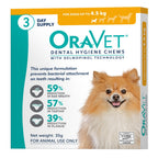 OraVet Dental Hygiene Chews for Extra Small Dogs up to 4.5kg