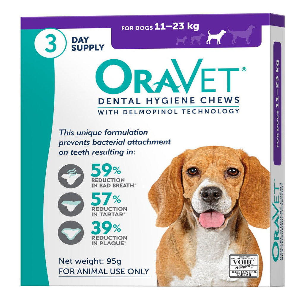 OraVet Dental Hygiene Chews for Medium Dogs 11 - 23kg