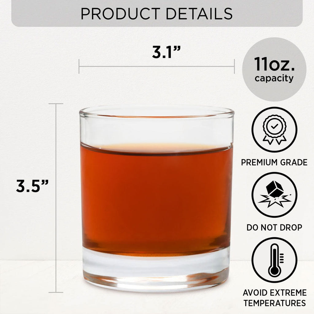 I Own You For Sure Photo Ver - Personalized Whiskey Glass