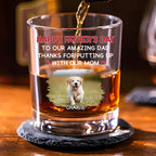 Putting Up With Version 2 Photo - Personalized Whiskey Glass
