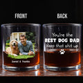 Keep That Shit Up Photo Ver - Personalized Whiskey Glass