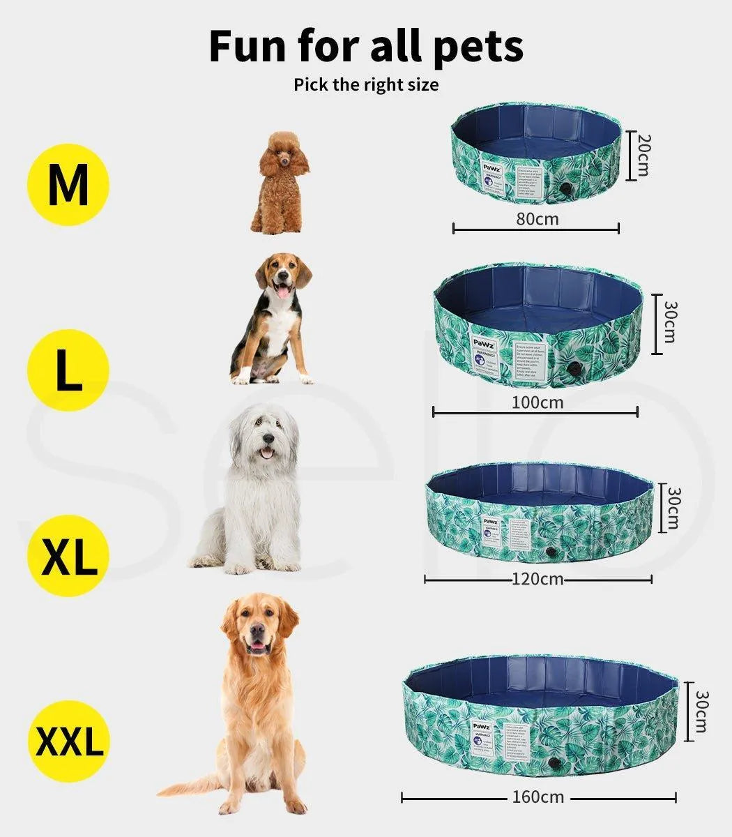 100cm Portable Dog Swimming Pool and Bath Tub