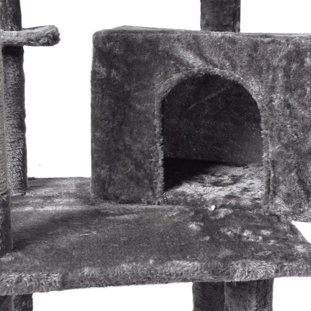 Wooden Cat Tower Scratching Climbing Post 130cm