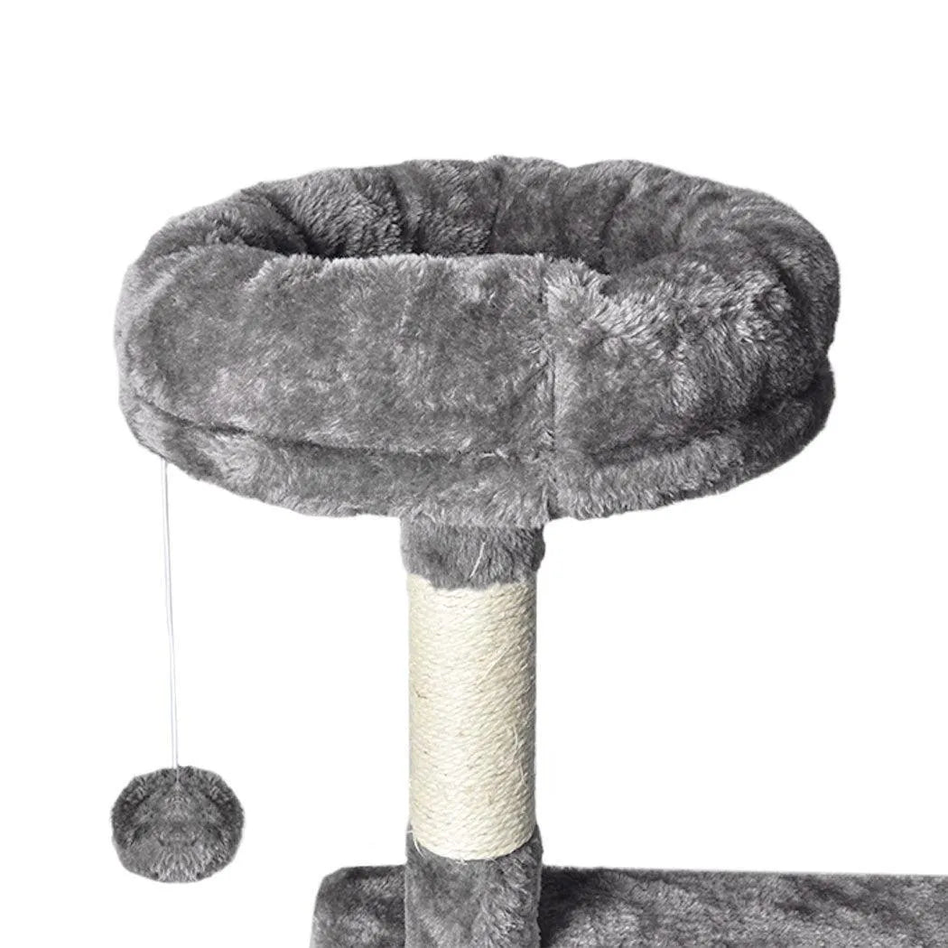 Wooden Cat Tower Scratching Climbing Post 130cm