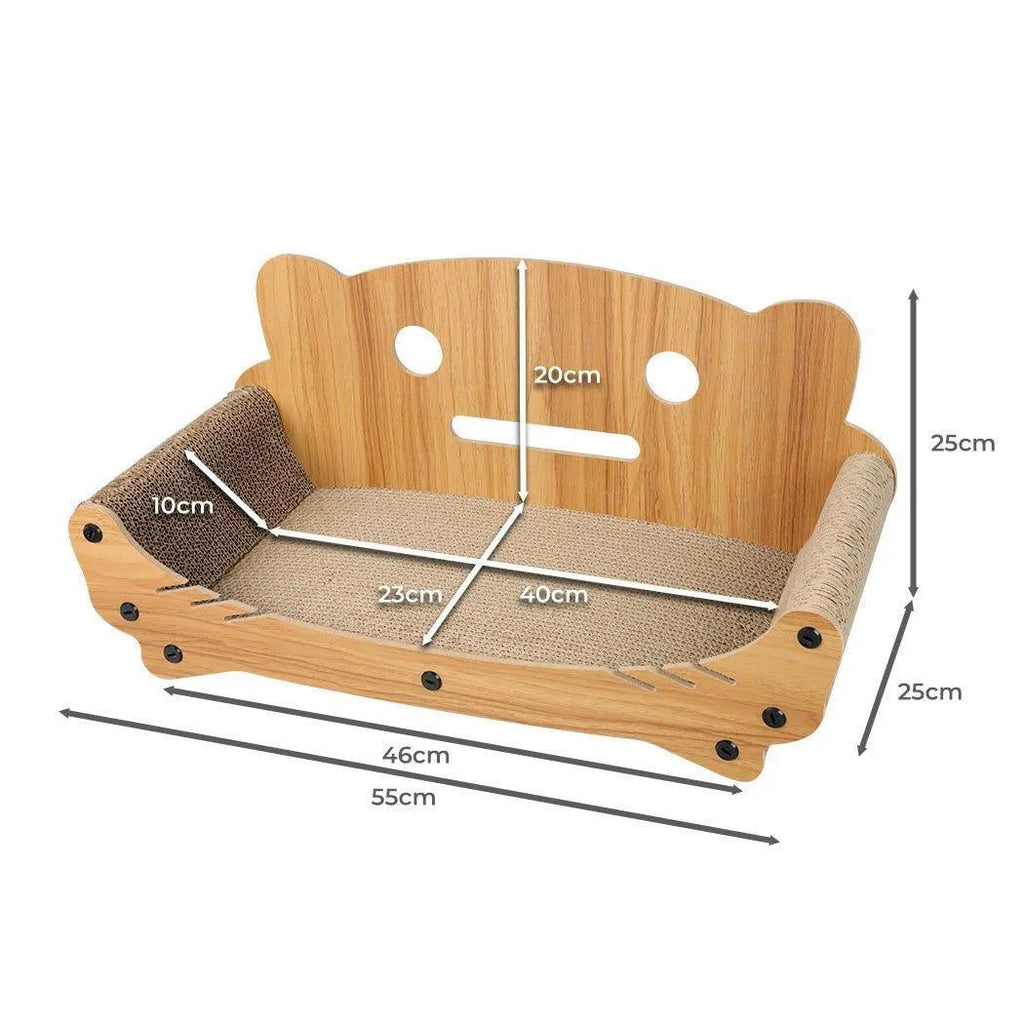 Cat Kitten Claw Scratching Board Post Scratcher Corrugated Cardboard