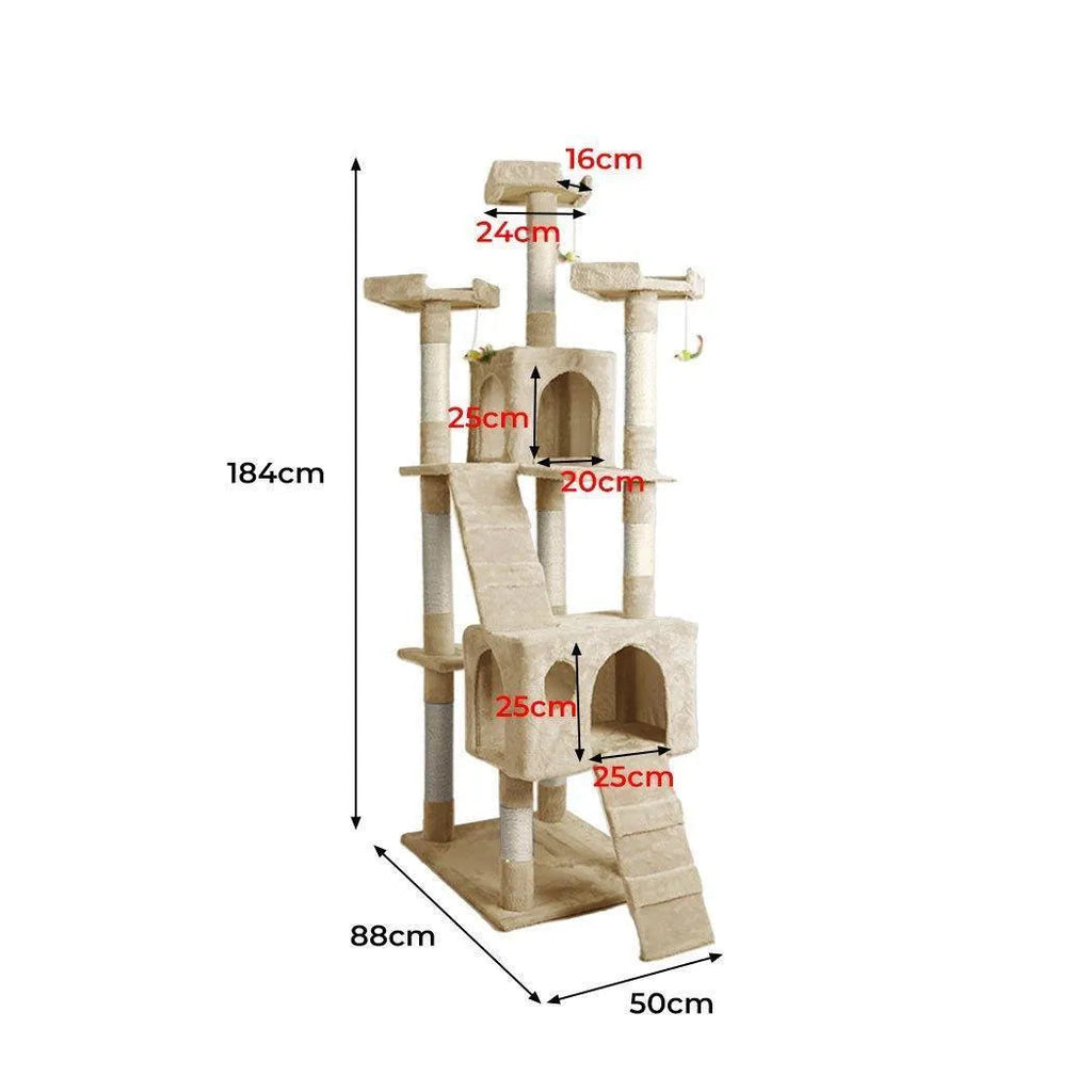 Cat Scratcher Multi Level 184cm Height