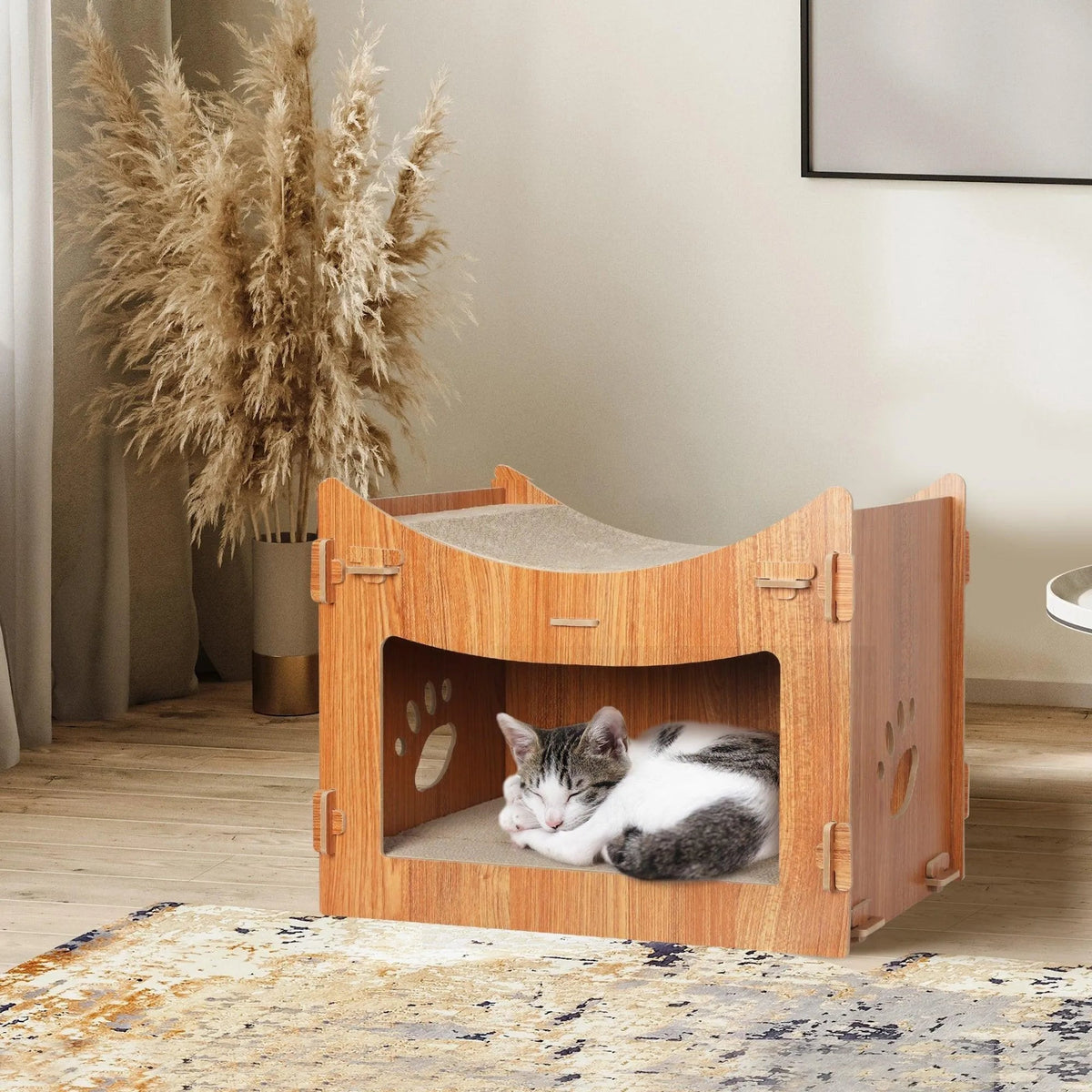 Cat Scratching Board Corrugated Cardboard - Box