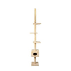 Cat Scratching Post Tree Beige
