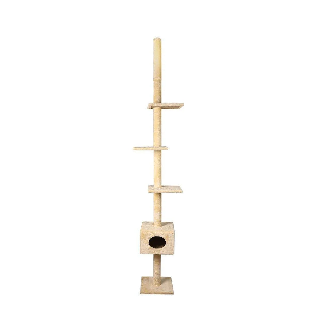 Cat Scratching Post Tree Beige