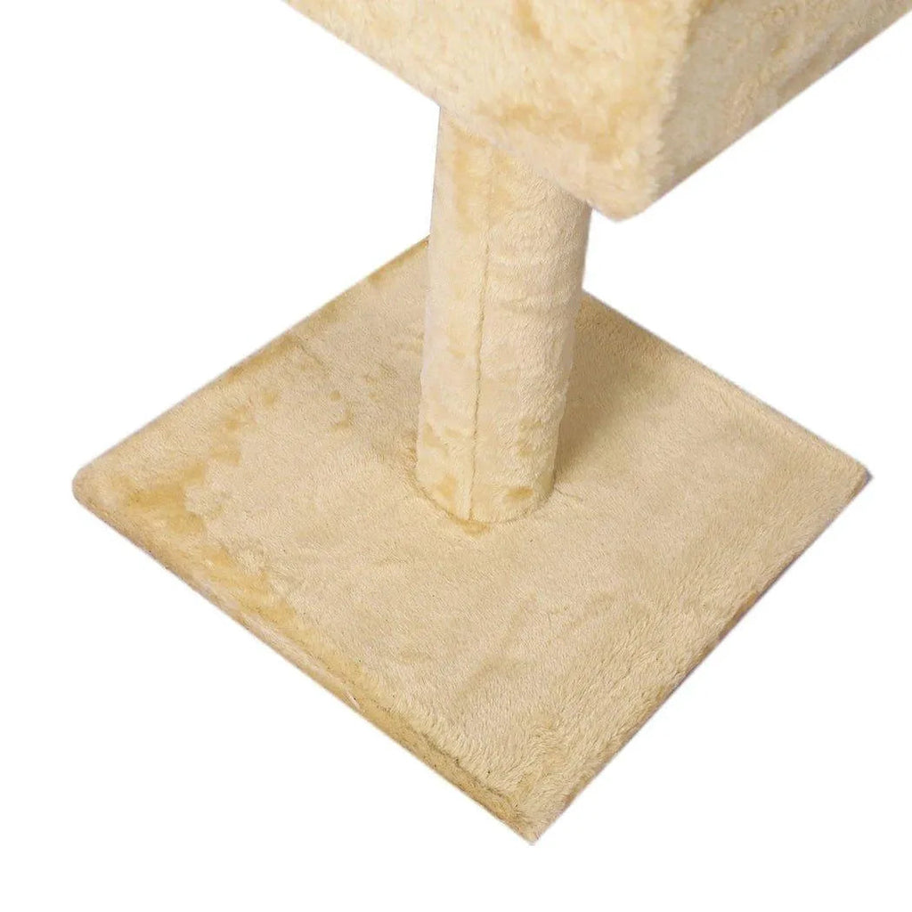 Cat Scratching Post Tree Beige