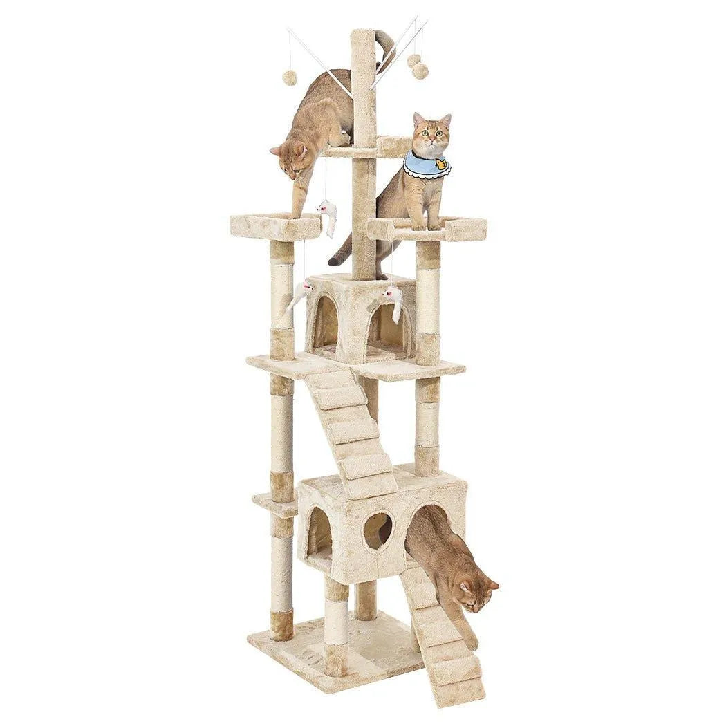 Cat Tree Scratcher Playground 210cm