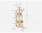 Cat Tree Scratcher Playground 210cm