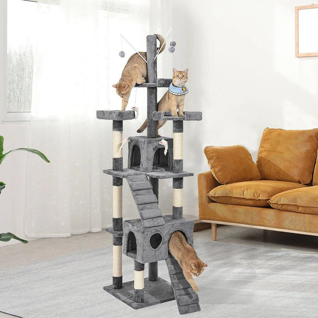 Cat Tree Scratcher Playground 210cm