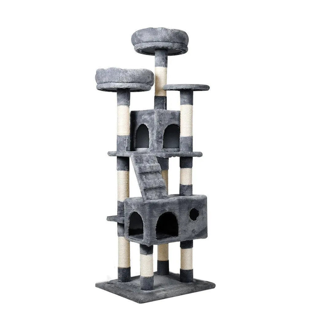 Cat Tree Scratcher Post Multi Level -Grey