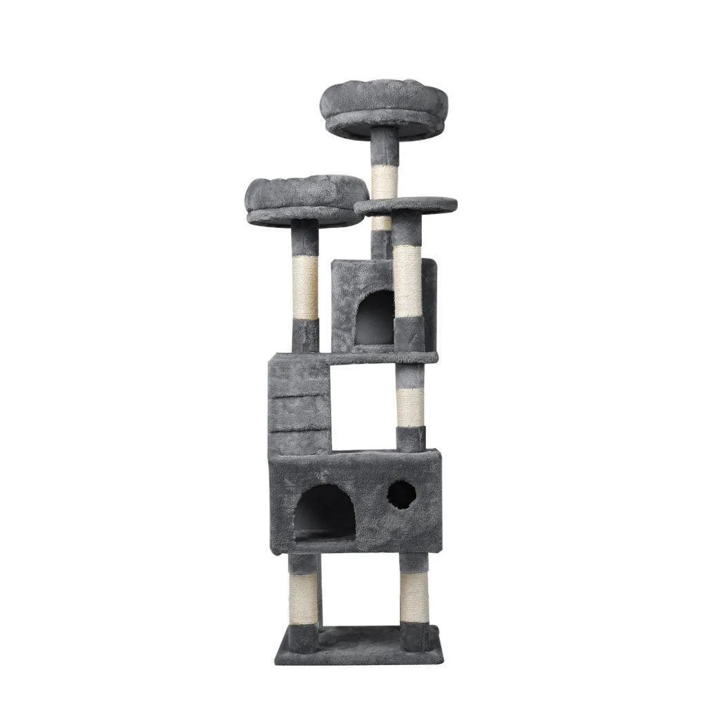 Cat Tree Scratcher Post Multi Level -Grey