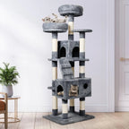 Cat Tree Scratcher Post Multi Level -Grey