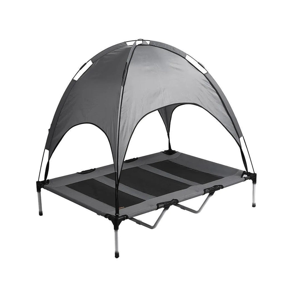 Dog Outdoor Trampoline With Raised Canopy